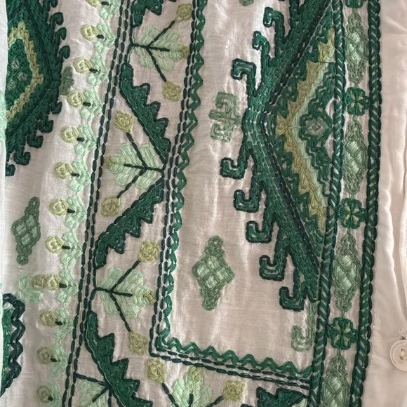 Zara Embroidered Shirt Dress - Picture 3 of 6